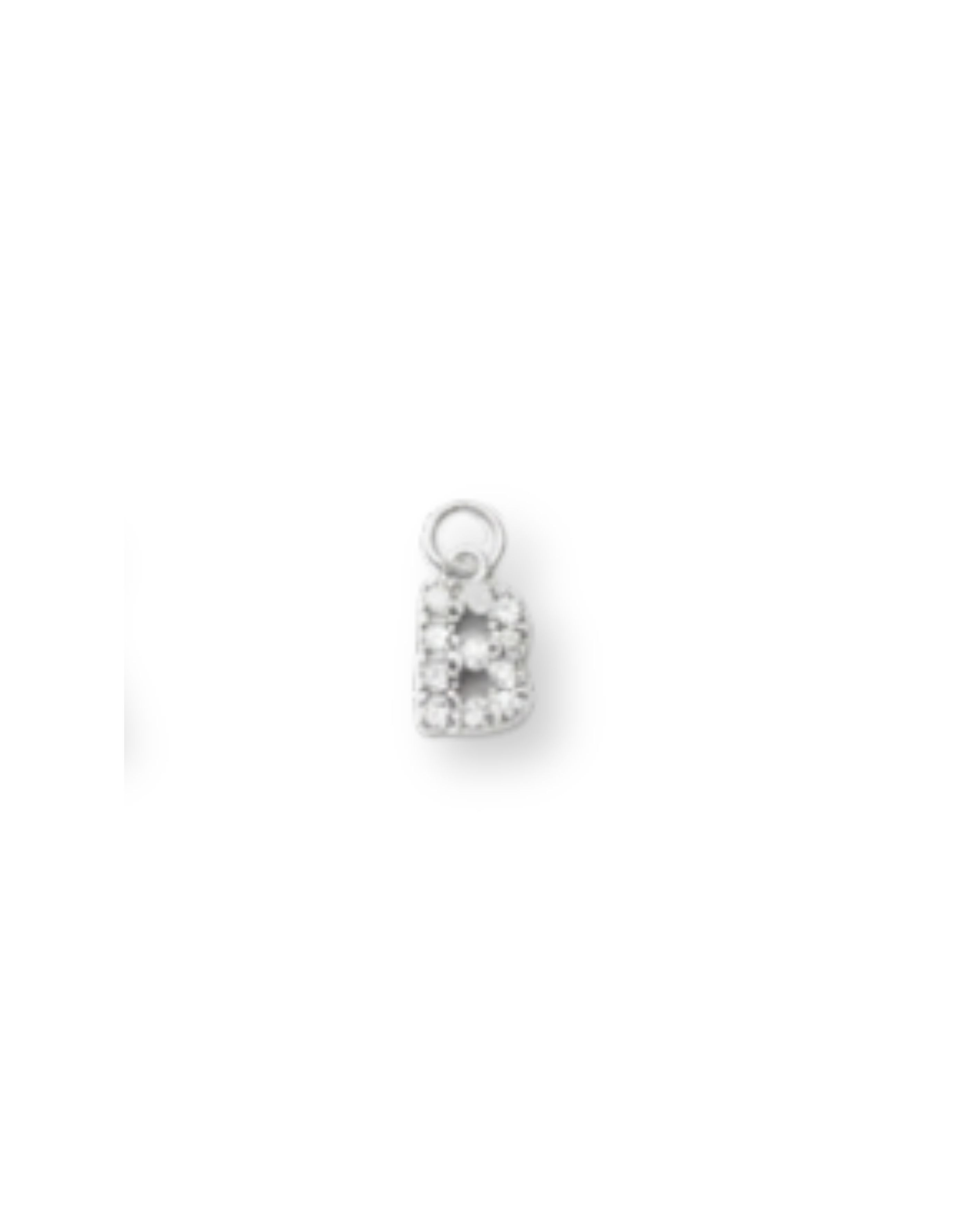 Letter Charm in Silver