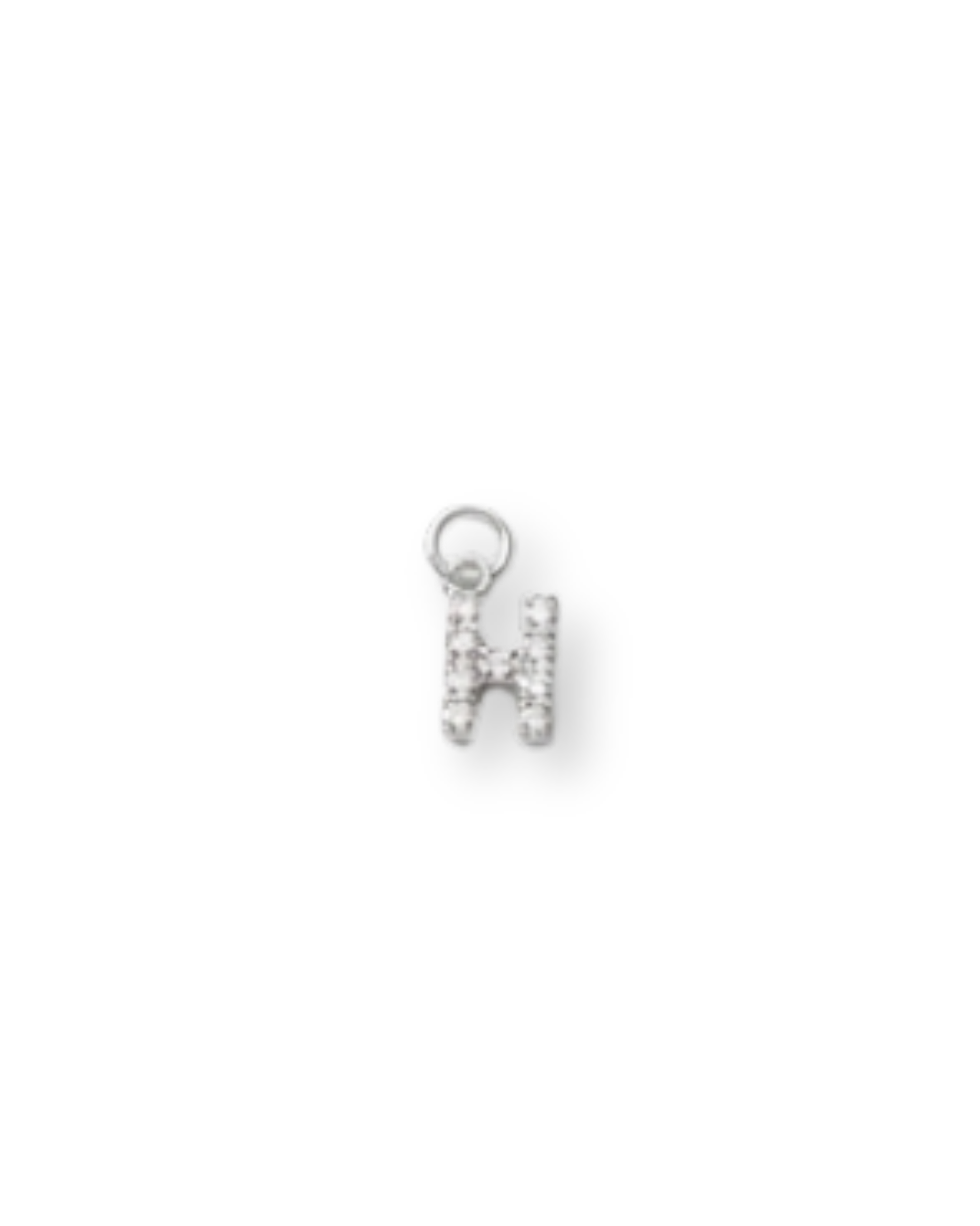 Letter Charm in Silver