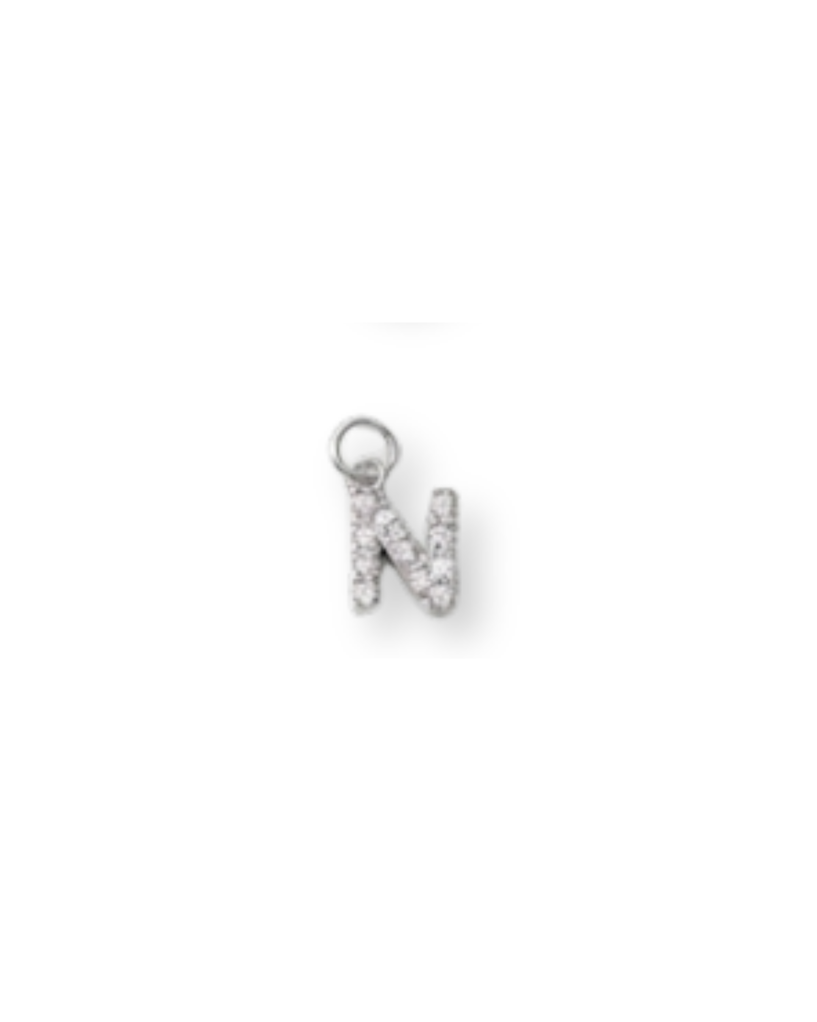 Letter Charm in Silver