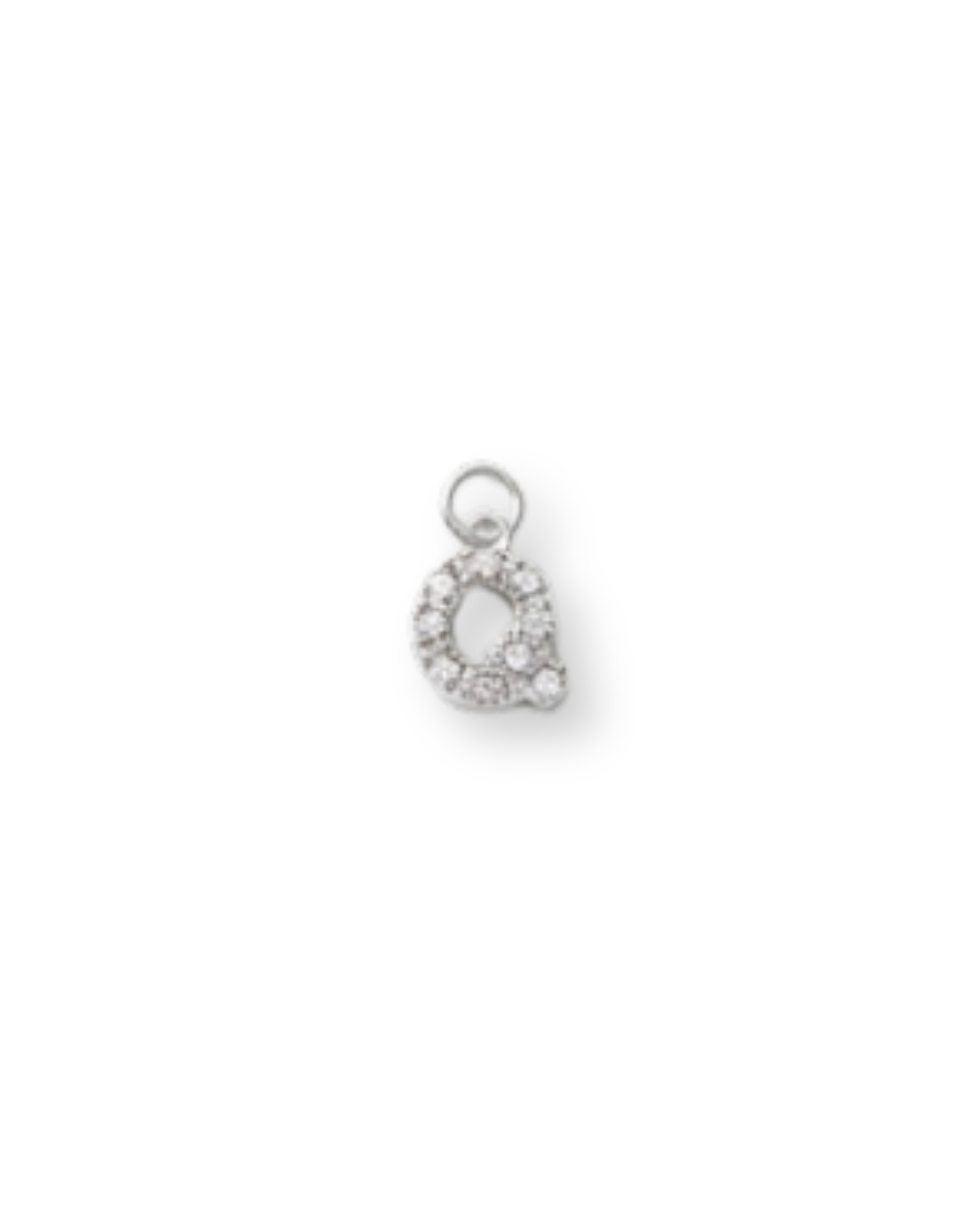 Letter Charm in Silver