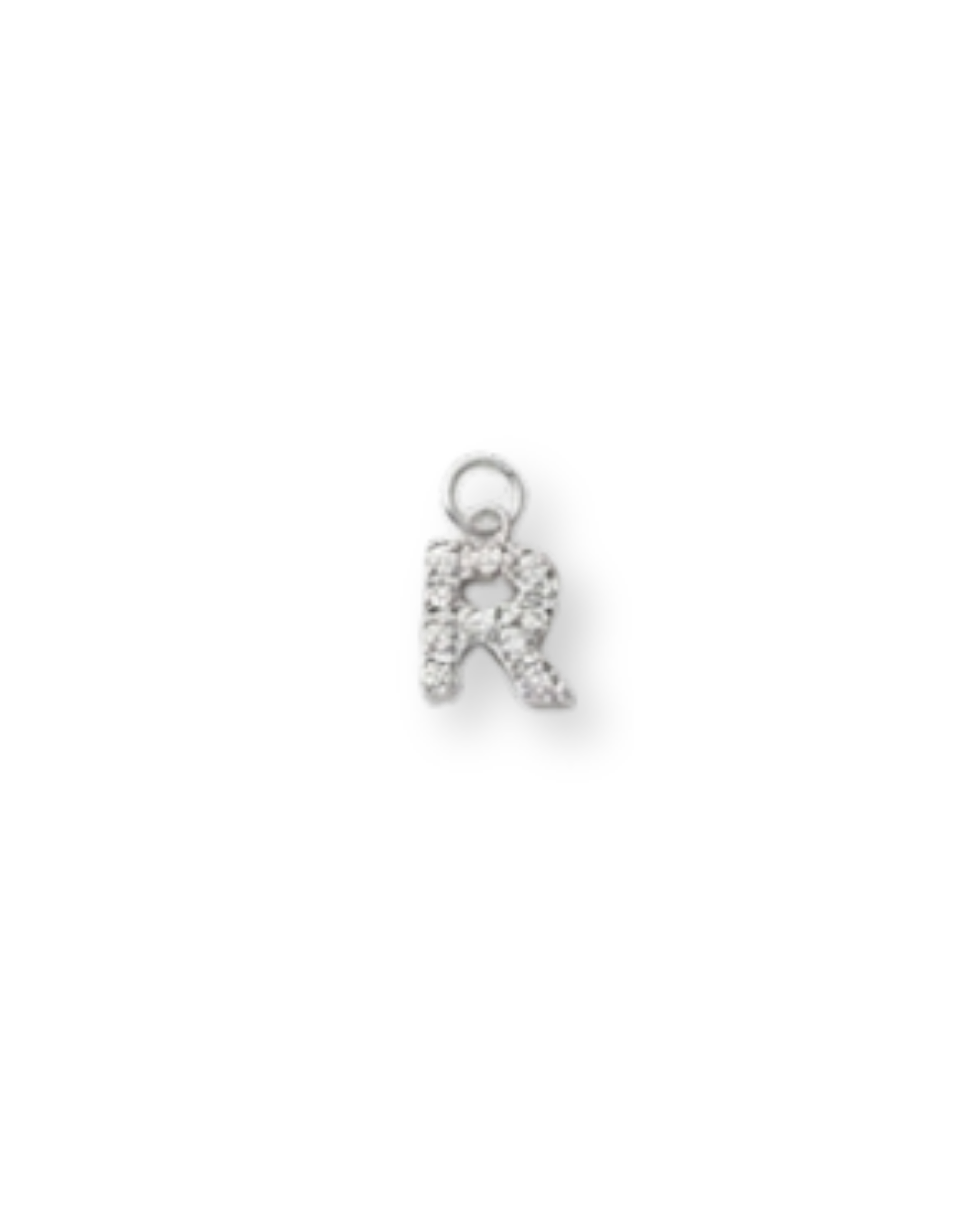Letter Charm in Silver