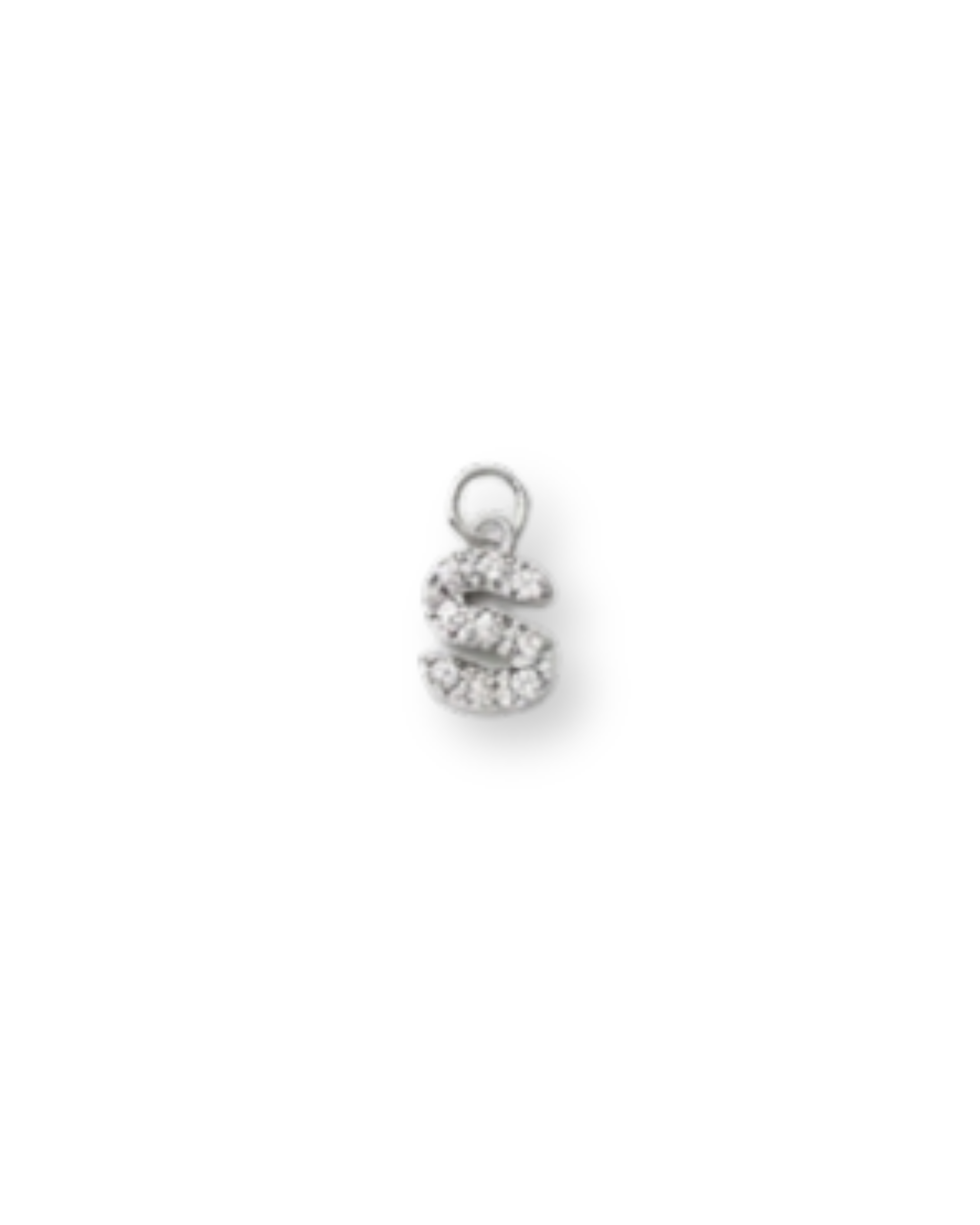 Letter Charm in Silver